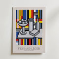 Fernand Leger Still Life with Fruit Bowl Poster – med passepartout