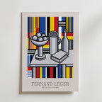 Fernand Leger Still Life with Fruit Bowl Poster – med passepartout