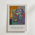 Henri Matisse Purple Robe and Anemones 1937 Poster – med passepartout
