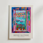 Henri Matisse Window on the Harbour Poster – med passepartout