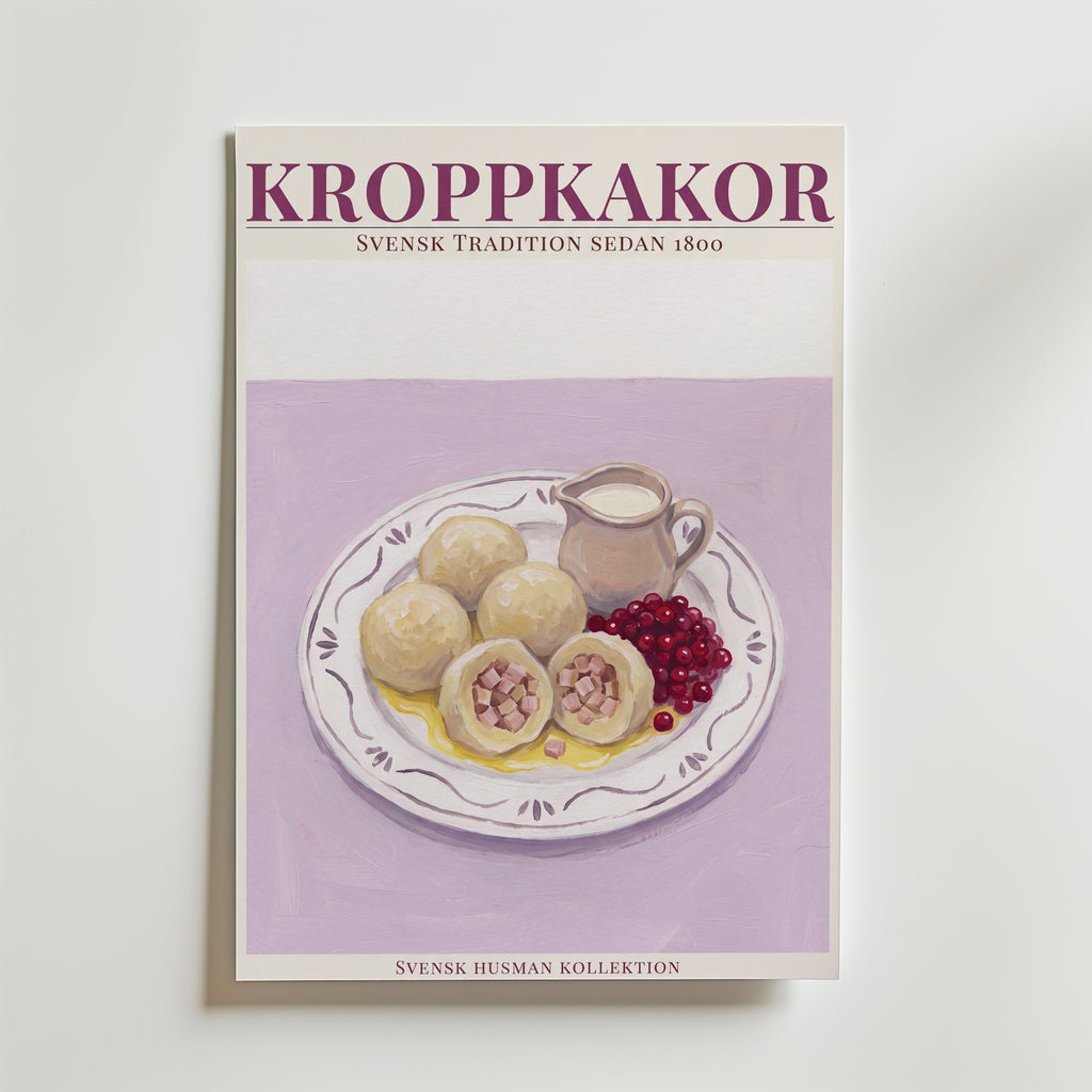 Kroppkakor Poster – produktbild