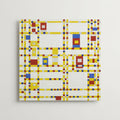 Piet Mondrian Broadway Boogie Woogie 1943 Poster – produktbild