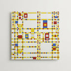 Piet Mondrian Broadway Boogie Woogie 1943 Poster – produktbild