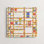 Piet Mondrian City Boogie Poster – produktbild