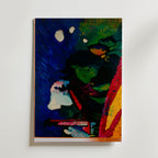 Wassily Kandinsky Murnau Landscape with Tower 1908 Poster – canvas utan passepartout