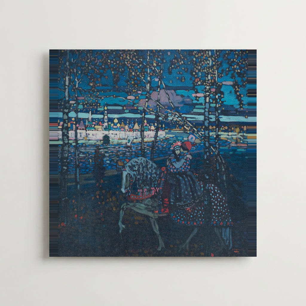 Wassily Kandinsky Riding Couple 1907 Poster – produktbild