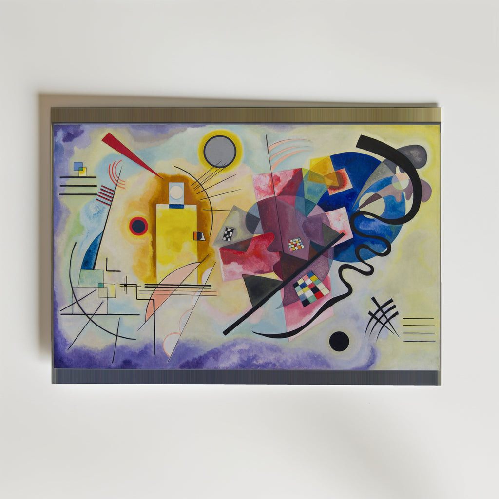 Wassily Kandinsky Yellow-Red-Blue 1925 Poster – canvas utan passepartout
