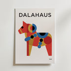 Dalahaus Poster – canvas utan passepartout