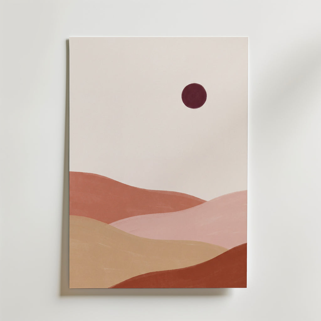 Desert Dawn Poster – utan passepartout