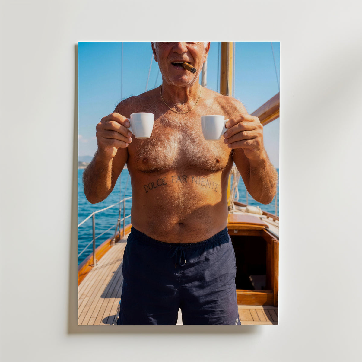 Dolce Far Niente Poster – utan passepartout