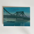 Hasui Kawase Kiyosu Bridge 1931 Poster – utan passepartout