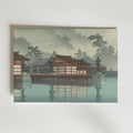 Hasui Kawase Miyajima in Mist 1947 Poster – utan passepartout