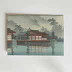 Hasui Kawase Miyajima in Mist 1947 Poster – utan passepartout