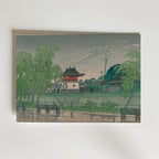 Hasui Kawase Shinobazu Pond in Rain 1929 Poster – utan passepartout