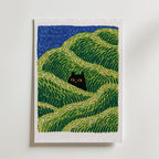 Hidden Cat Meadow Poster – canvas utan passepartout
