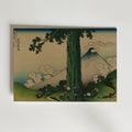 Katsushika Hokusai Mishima Pass in Kai Province 1831 Poster – utan passepartout