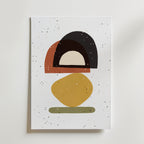 Mid-Century Balance Poster – utan passepartout