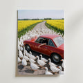 Rapeseed Rush Hour Poster – utan passepartout
