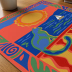 Matisse Balcony Cat Poster – närbild på papper
