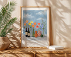 Bottled Garden Sky Poster – i rum 1