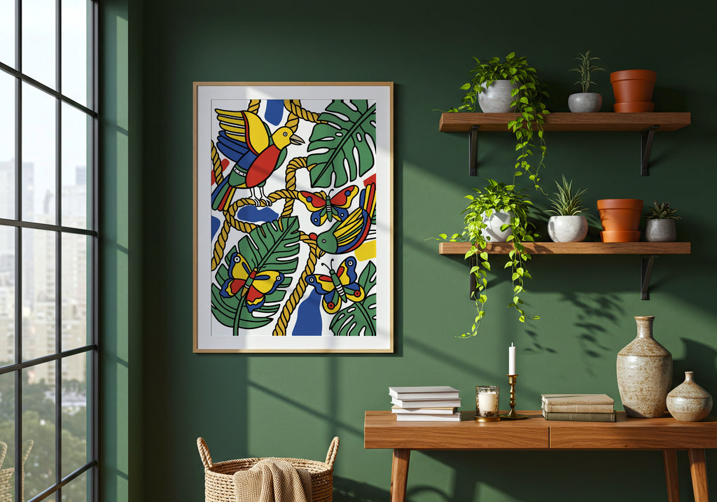 Fernand Leger Birds and Butterflies Poster – i rum 1