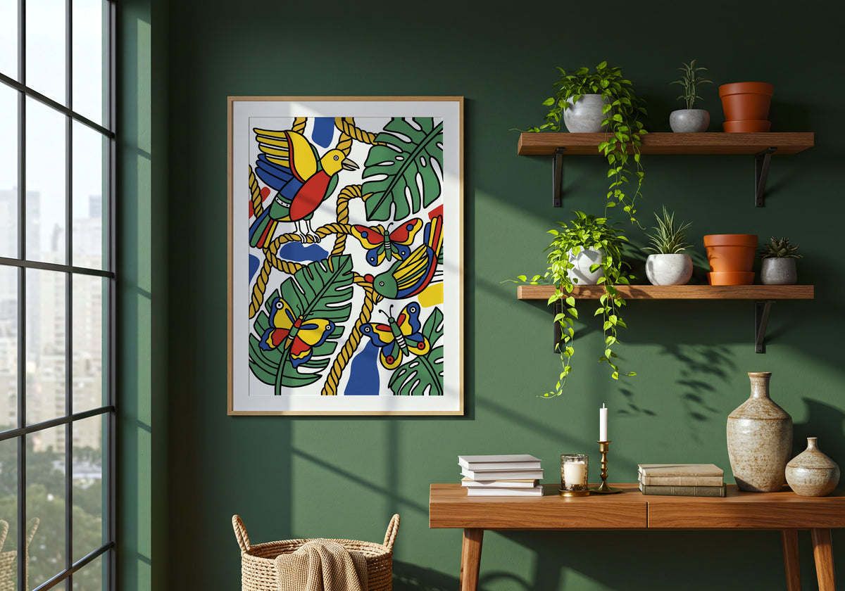Fernand Leger Birds and Butterflies Poster – i rum 1