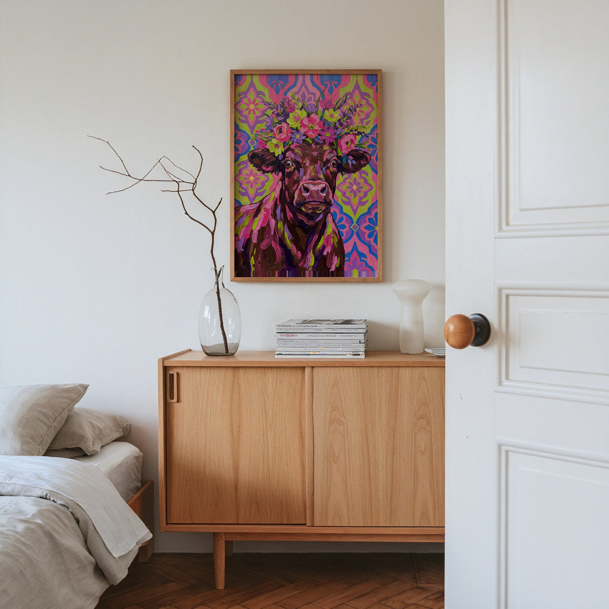 Flower Bull Poster – i rum 1