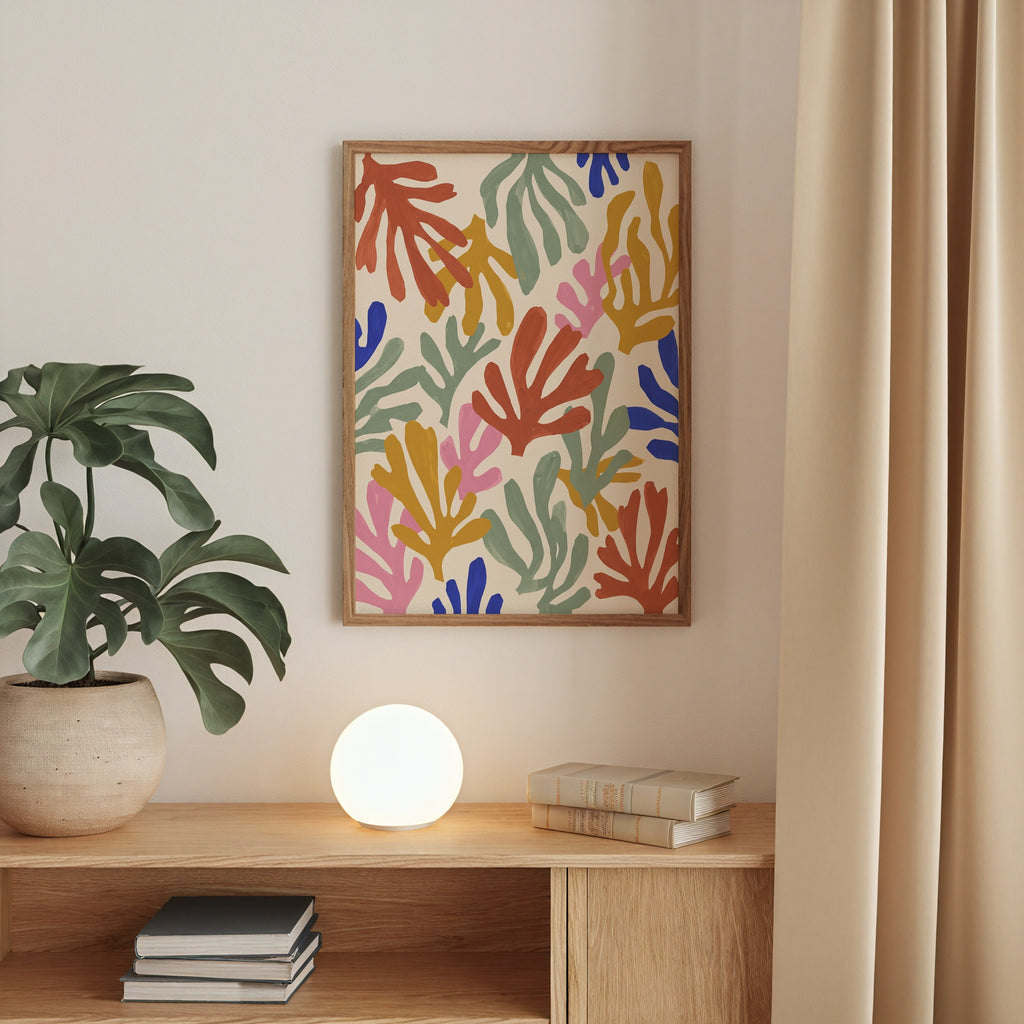 Henri Matisse Seaweed and Coral Poster – i rum 1