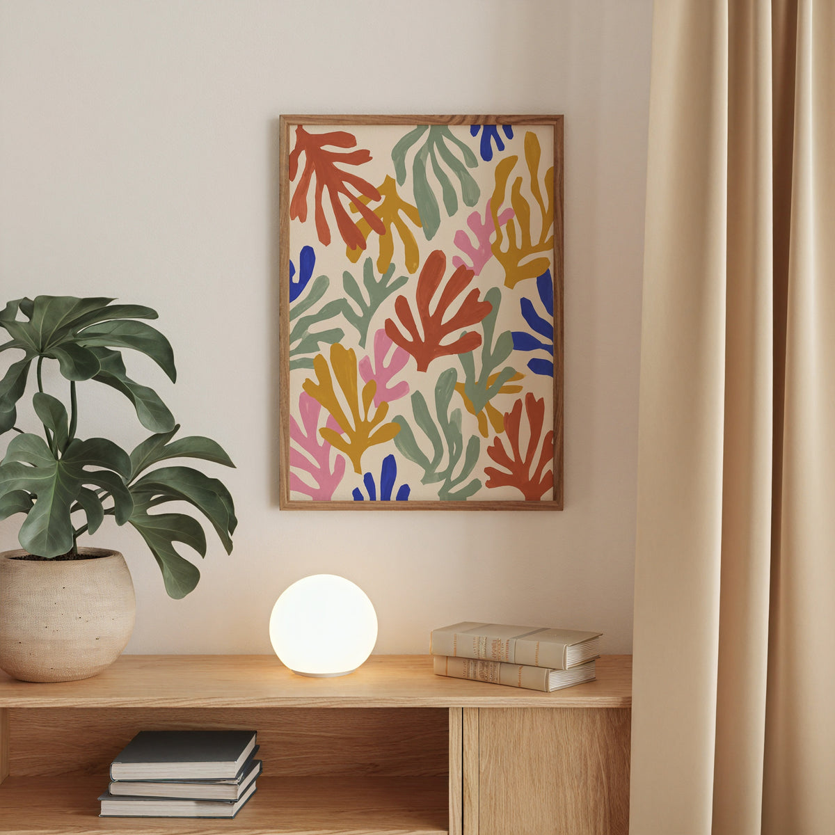 Henri Matisse Seaweed and Coral Poster – i rum 1