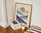 Indigo Mountains Poster – i rum 1
