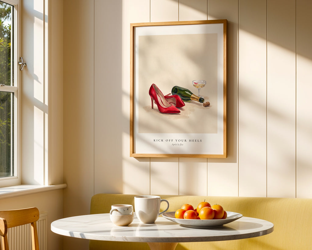 Lipstick and Linen Poster – i rum 1