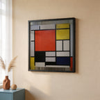 Piet Mondrian Composition with Large Red Plane 1921 Poster – inramad 2