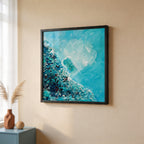 Sonia Tondkar Turkos Strand Poster – inramad 2