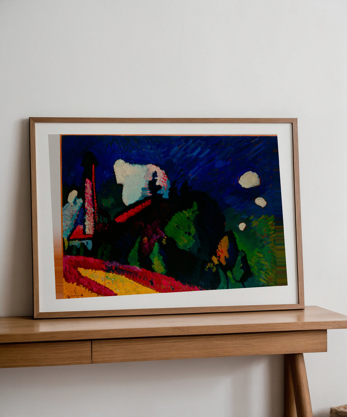 Wassily Kandinsky Murnau Landscape with Tower 1908 Poster – i rum 2