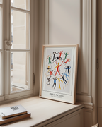 Mockup av Picasso The Youth CIrcle affisch på vägg – köp enkelt hos Bozetto i hög kvalitet