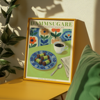 Dammsugare (Punchrulle) poster visualiserad på vägg – från Bozetto i hög kvalitet