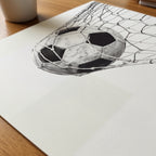 Back of the Net Poster – närbild på papper
