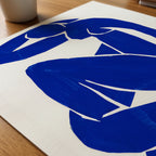 Henri Matisse Blue Nude II 1952 Poster – närbild på papper