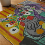 Henri Matisse Purple Robe and Anemones 1937 Poster – närbild på papper