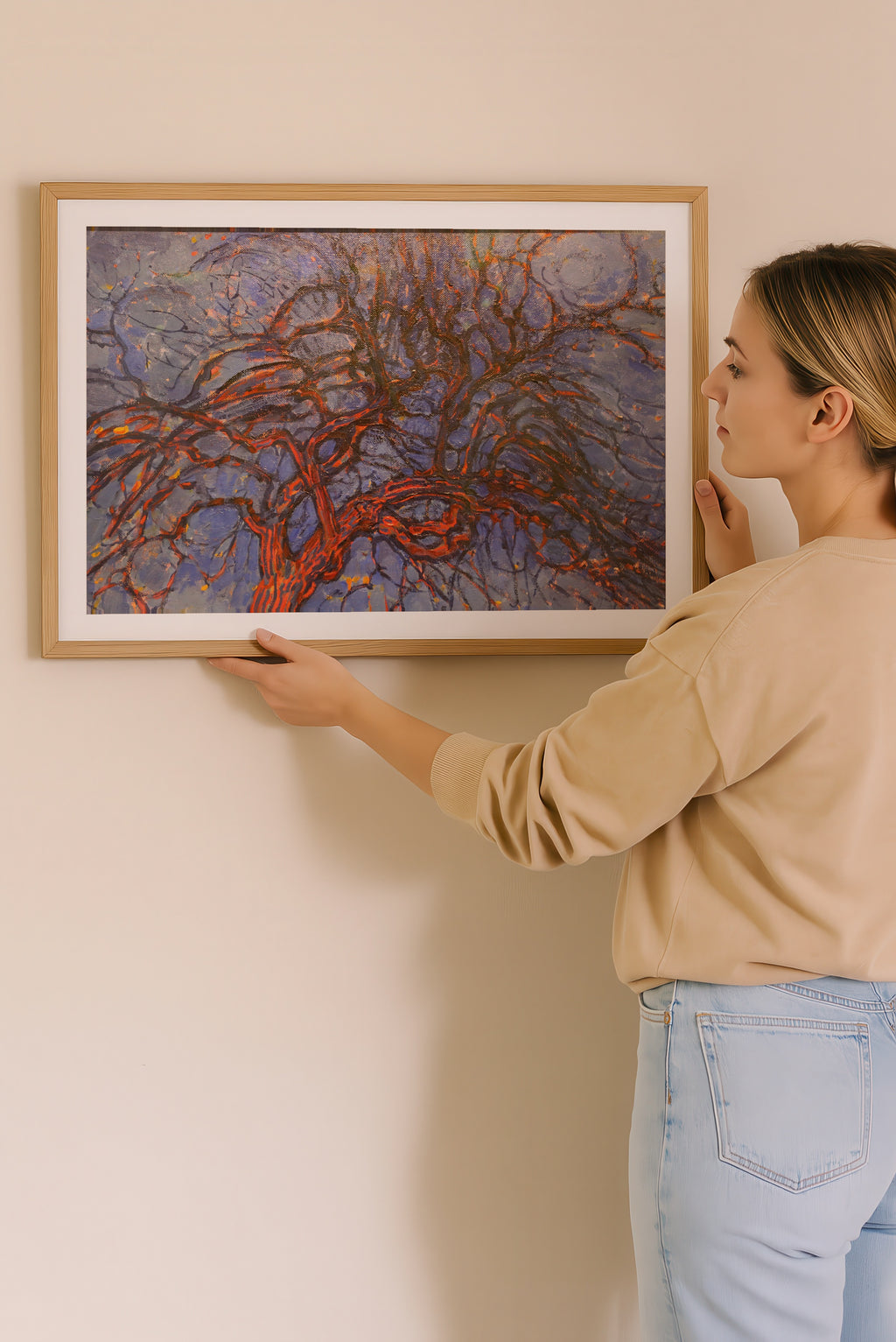 Piet Mondrian Evening Red Tree 1910 Poster – i rum 3