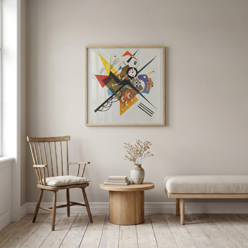 Wassily Kandinsky On White II 1923 Poster – inramad 3