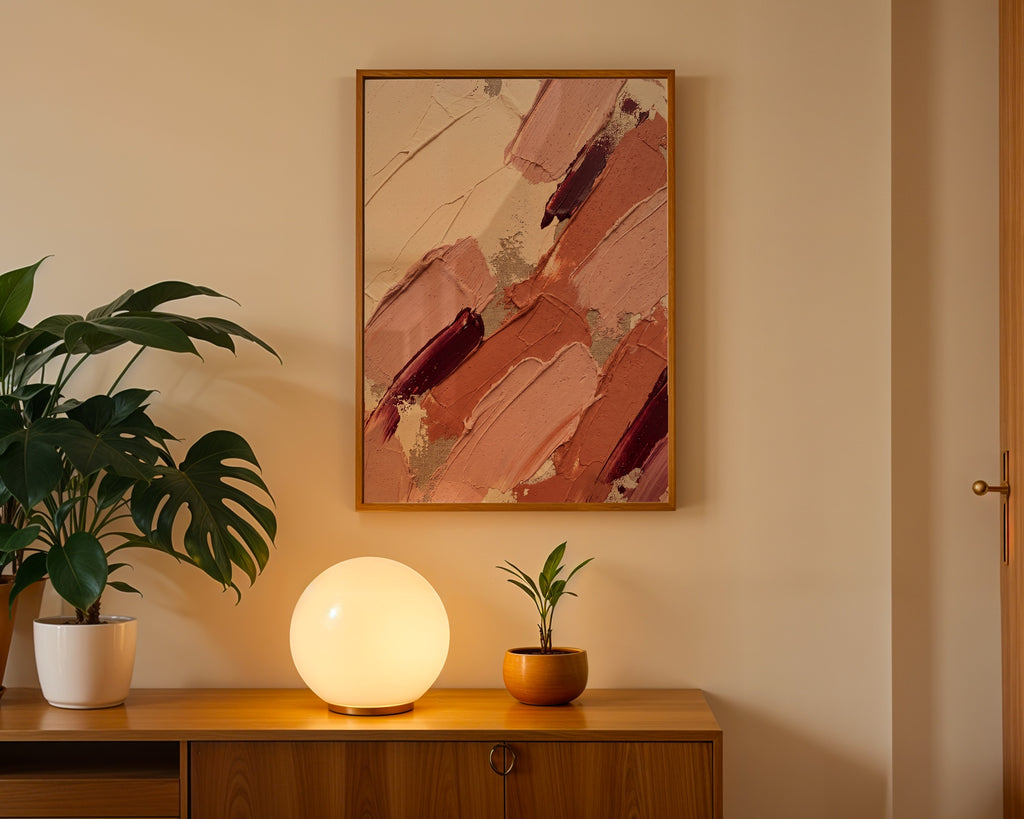 Blush Strokes Poster – i rum 2