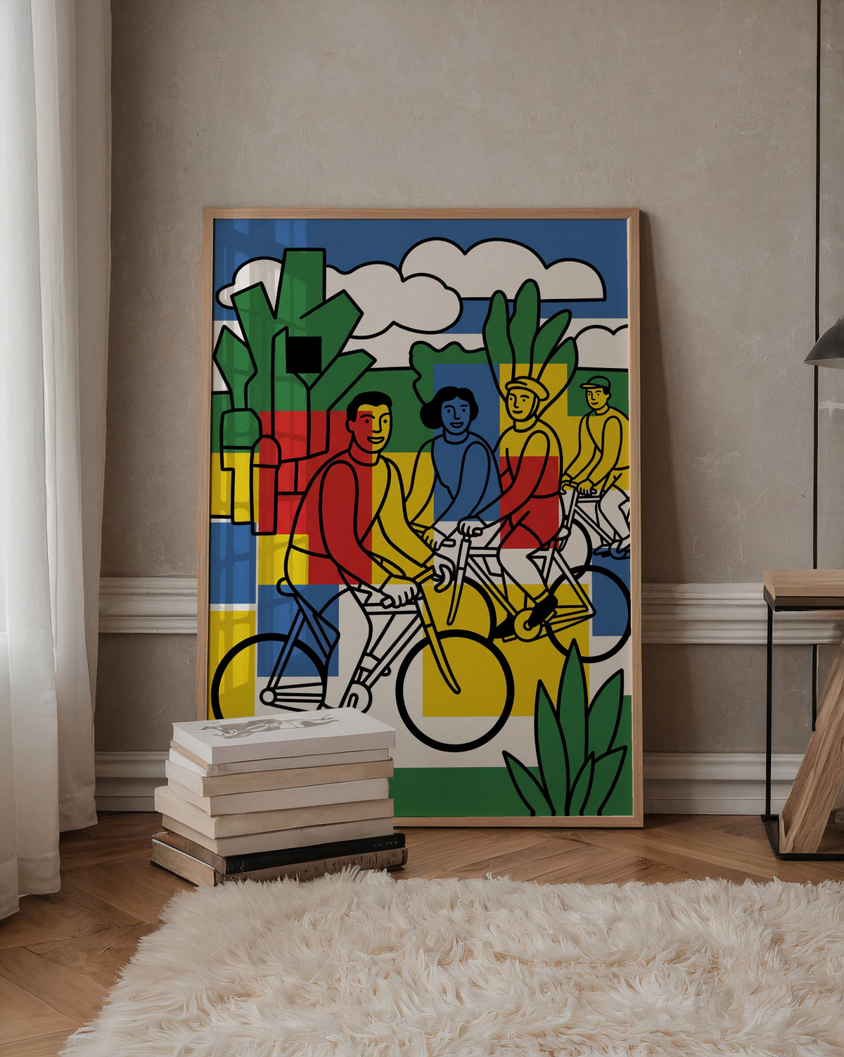 Fernand Leger The Cyclists Poster – i rum 2