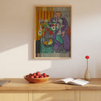 Henri Matisse Purple Robe and Anemones 1937 Poster – i rum 2