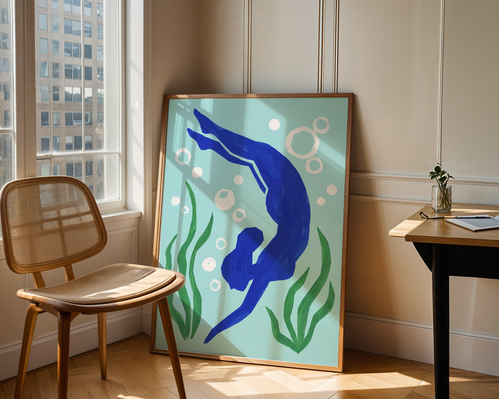 Henri Matisse The Swimmer Poster – i rum 2