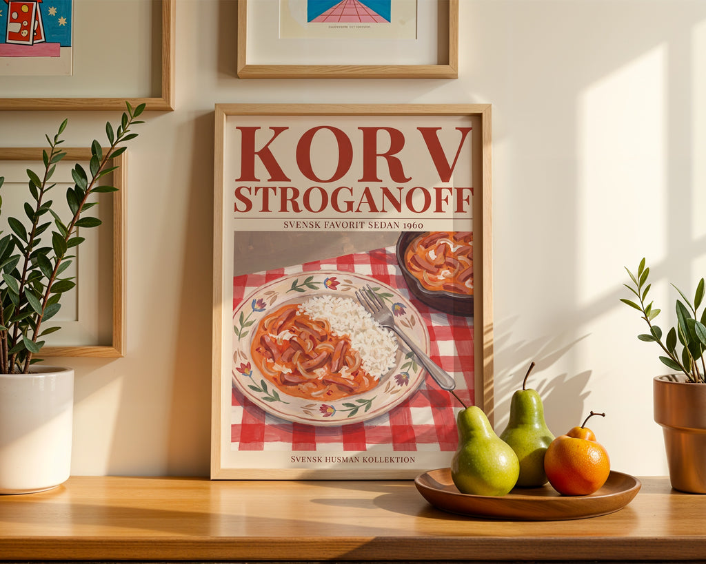 Korv Stroganoff Poster – i rum 3