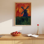 Piet Mondrian Windmill at Dusk Poster – i rum 2