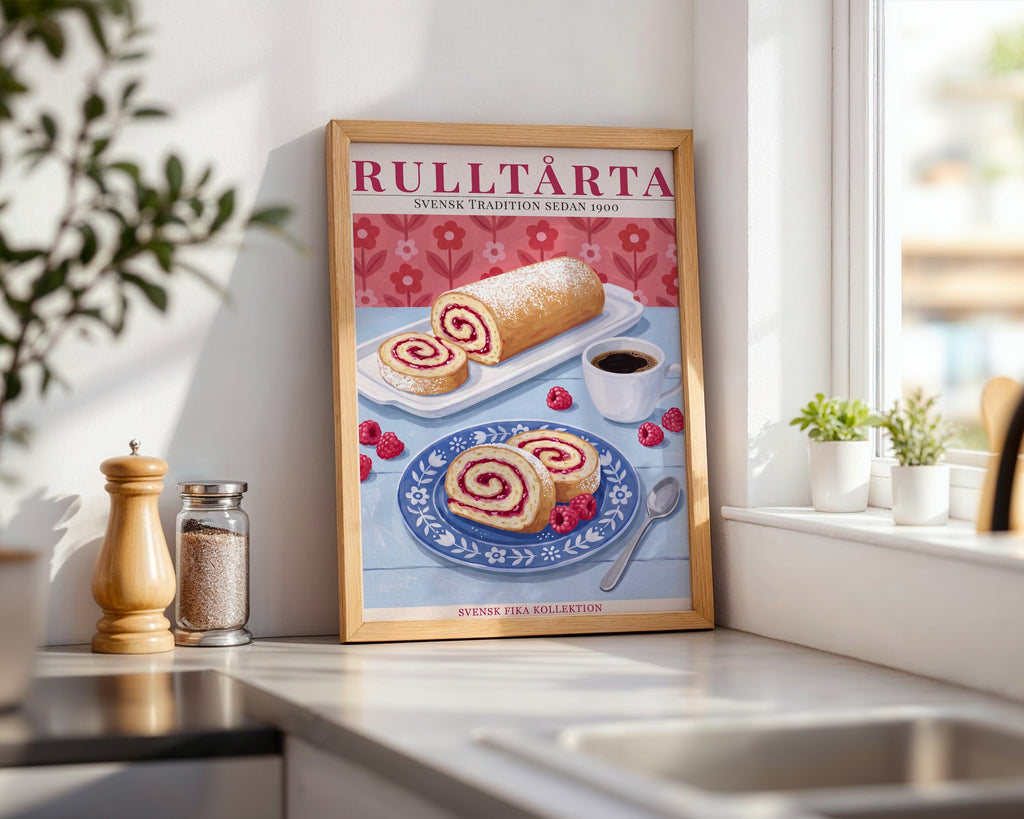 Rulltårta Poster – i rum 3