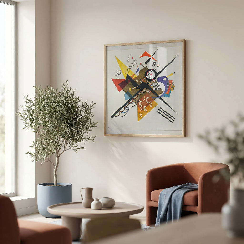 Wassily Kandinsky On White II 1923 Poster – inramad 4