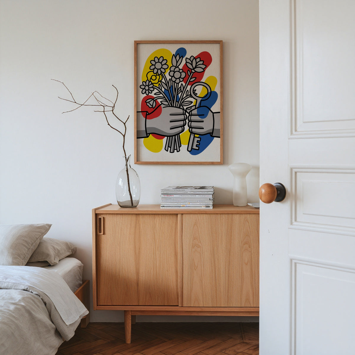 Fernand Leger Hands and Flowers Poster – i rum 3